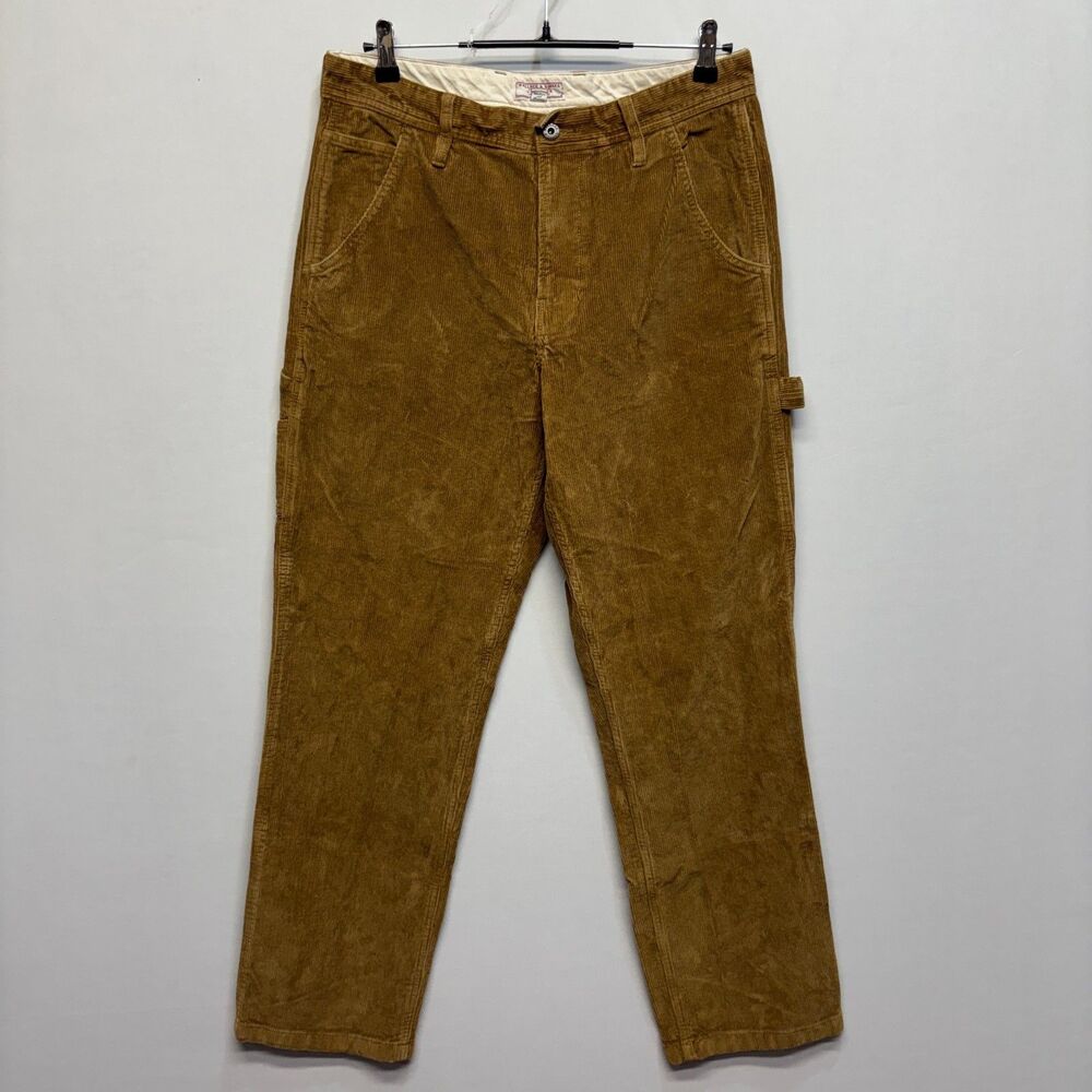 Wallace & Barnes Men Corduroy Carpenter Painter Pants Size 32x32 Cotton C127 -29